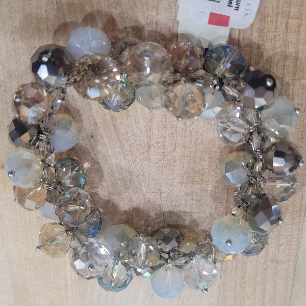 Beautiful Sparkling AB Beaded Bracelet Ali Kahn c.A.K.e.
